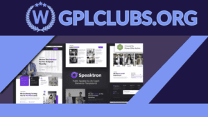 Speaktron - Public Speaker and Life Coach Elementor Template Kit