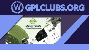 Spring Plants - Gardening and Houseplants WordPress Theme