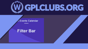 The Events Calendar Filter Bar