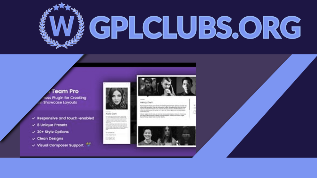The Team Pro Team Showcase WordPress Plugin The Team Pro Team Showcase WordPress Plugin