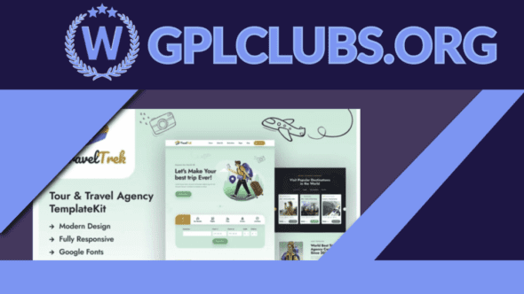 Travel Trek - Tour and Travel Agency Elementor Template Kit