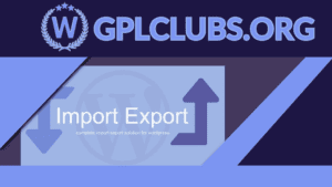 WP Import Export plugin
