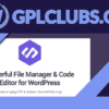 WPIDE - File Manager and Code Editor Premium