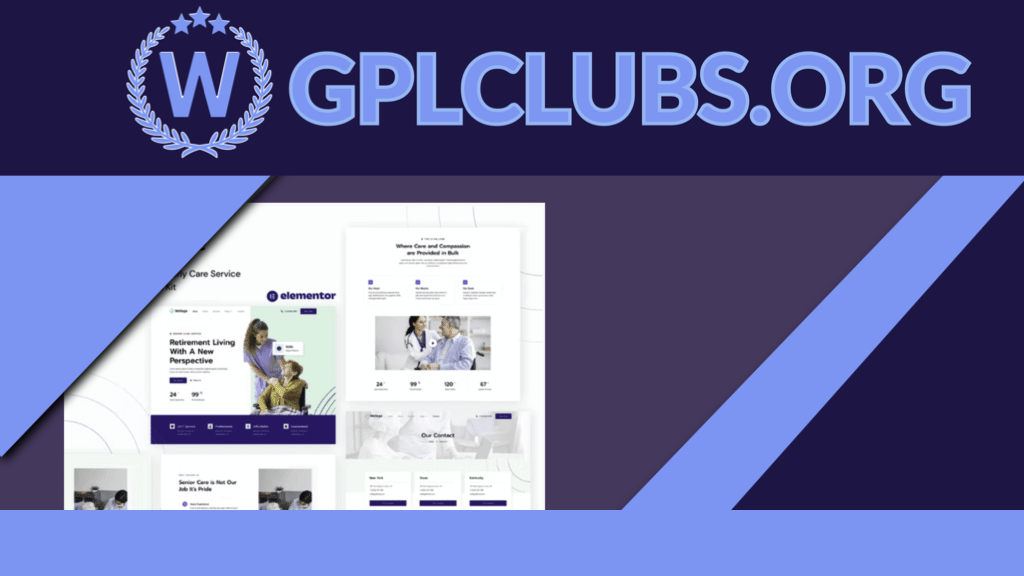 Wellage - Senior and Elderly Care Service Elementor Template Kit Wellage - Senior and Elderly Care Service Elementor Template Kit