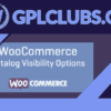 WooCommerce Catalog Visibility Options
