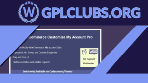 WooCommerce Customize My Account Pro