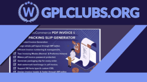 WooCommerce PDF Invoice and Packing Slip Generator
