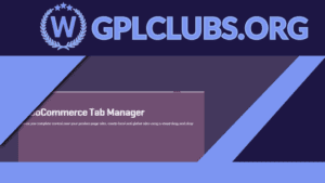 WooCommerce Tab Manager