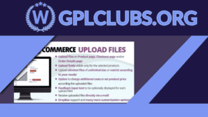 WooCommerce Upload Files