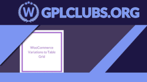 WooCommerce Variations to Table - Grid