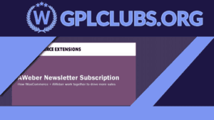 WooCoomerce Aweber Newsletter Subscription