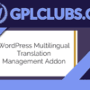 WordPress Multilingual Translation Management Addon
