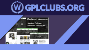 iPodcast - Modern Podcast Elementor Template Kit