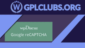 wpDiscuz - Google reCAPTCHA